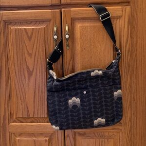 Orla Kiely Black and Gray Women's Bag